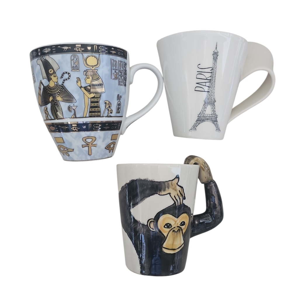 Eclectic Mug Set, 3pc